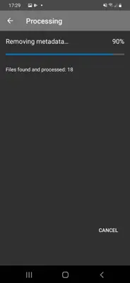 Photo Metadata Remover android App screenshot 0